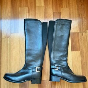 Trent Nathan knee high black boots